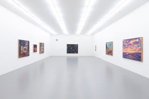 Trisha Baga, TIME MACHINE, Installation view, Gió Marconi, Milan, 2022