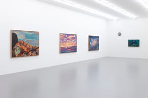 Trisha Baga, TIME MACHINE, Installation view, Gió Marconi, Milan, 2022