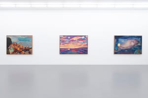 Trisha Baga, TIME MACHINE, Installation view, Gió Marconi, Milan, 2022