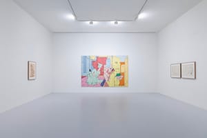 Valerio Adami, Laboratorio, Installation view, Gió Marconi, Milano, 2025. Photo: Fabio Mantegna