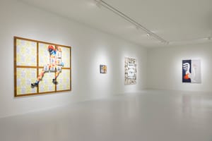 Allison Katz with Edna Katz Silver, Foundations, Installation view, Gió Marconi, Milan, 2025. Photo: Fabio Mantegna