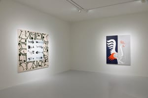 Allison Katz with Edna Katz Silver, Foundations, Installation view, Gió Marconi, Milan, 2025. Photo: Fabio Mantegna