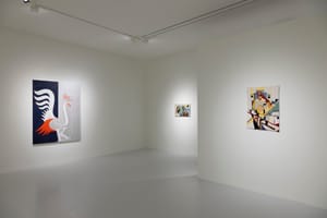 Allison Katz with Edna Katz Silver, Foundations, Installation view, Gió Marconi, Milan, 2025. Photo: Fabio Mantegna