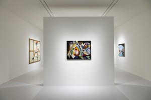 Allison Katz with Edna Katz Silver, Foundations, Installation view, Gió Marconi, Milan, 2025. Photo: Fabio Mantegna