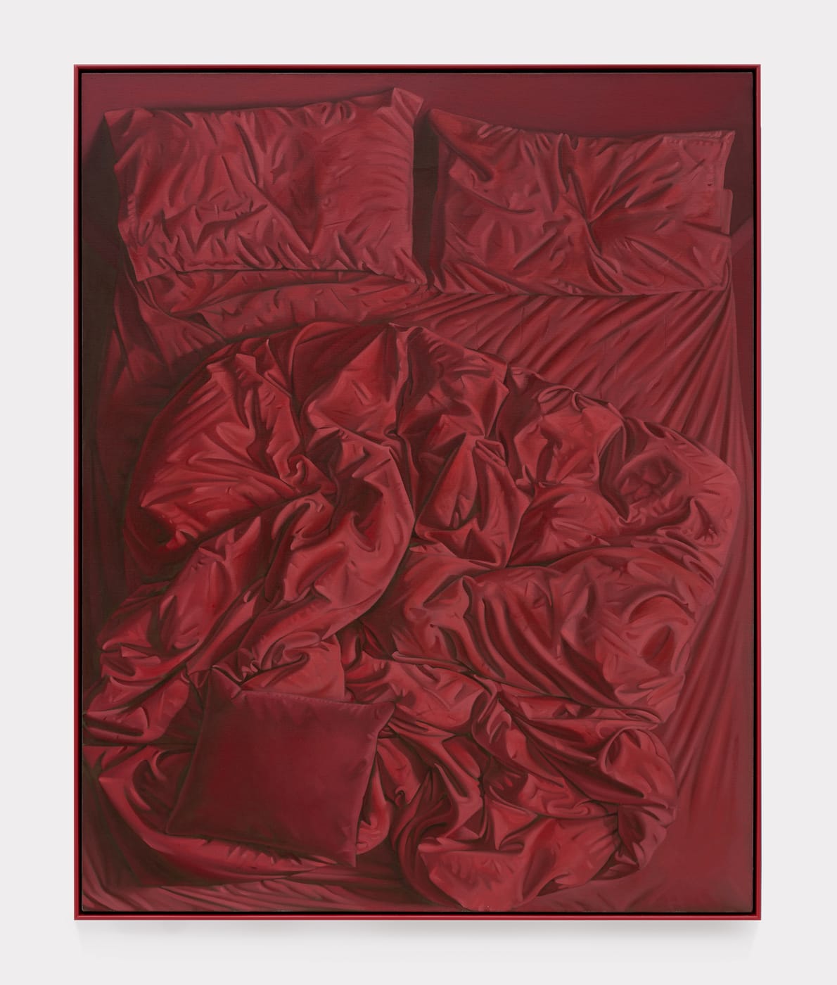 Patrizio di Massimo – Root Chakra Empty Bed – Oil on linen