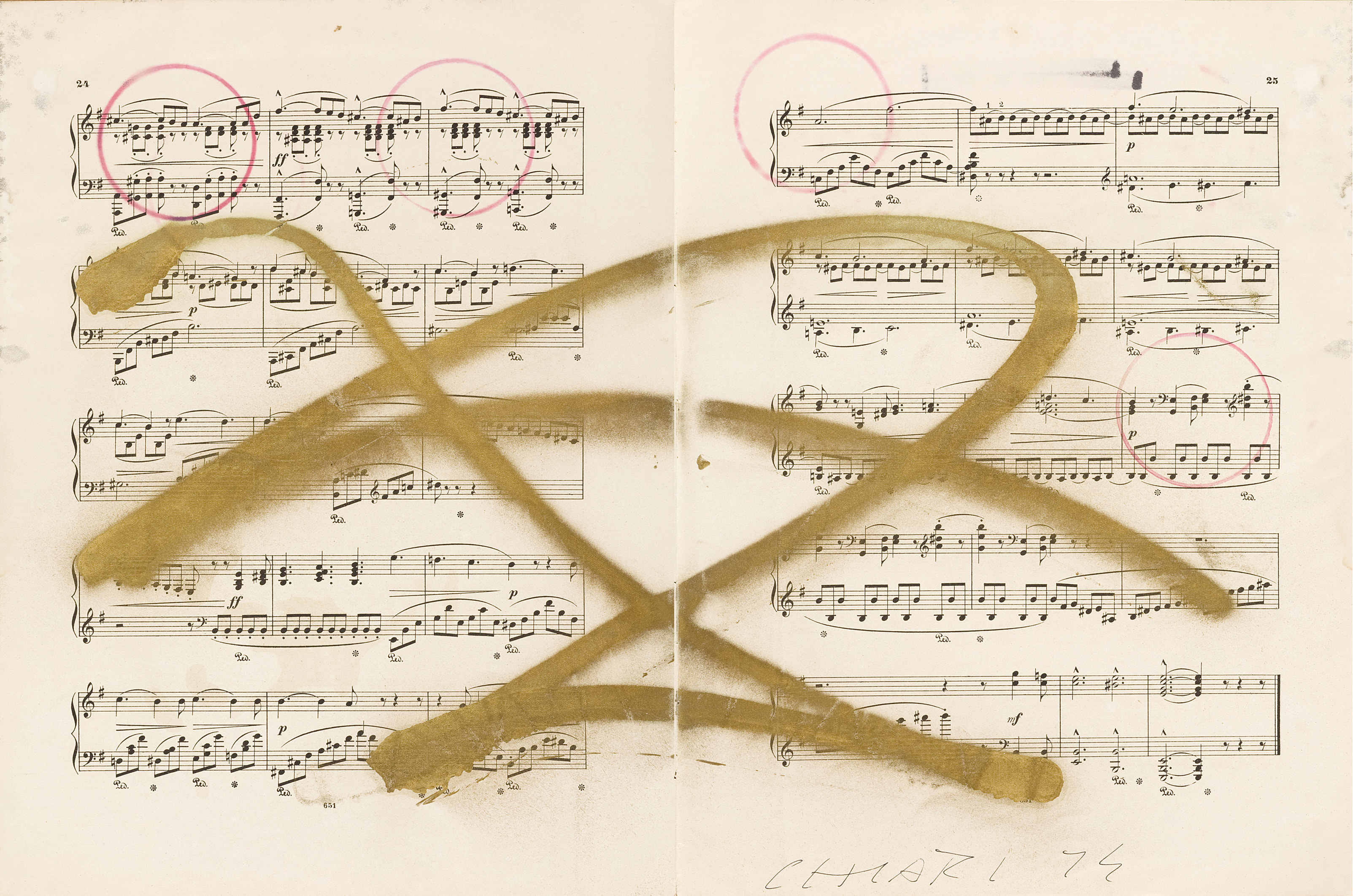 Giuseppe Chiari, ‘Weisse Rose 4’, 1974