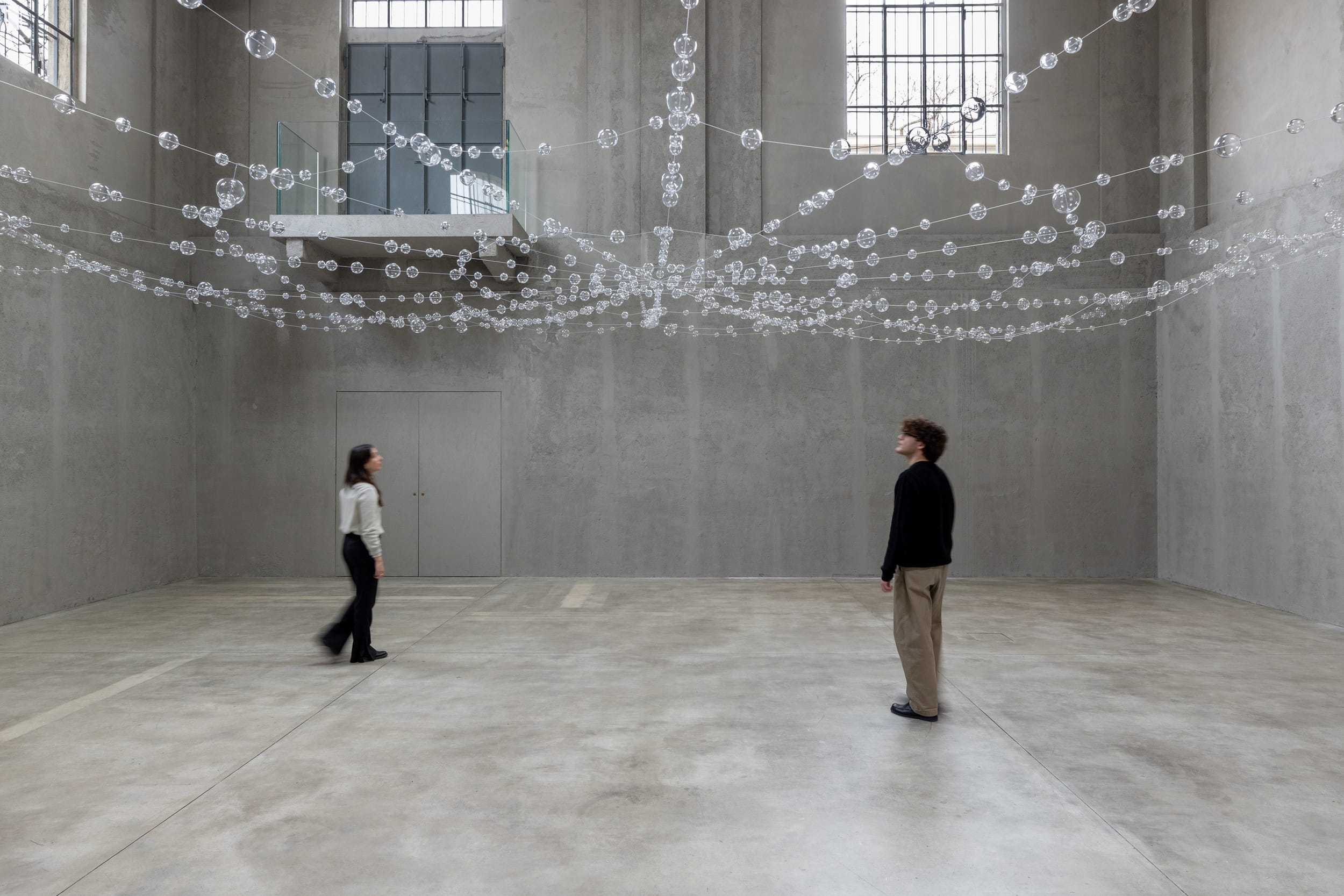 Exhibition view of “Over, under and in between” by Mona Hatoum. Photo: Roberto Marossi. Courtesy Fondazione Prada