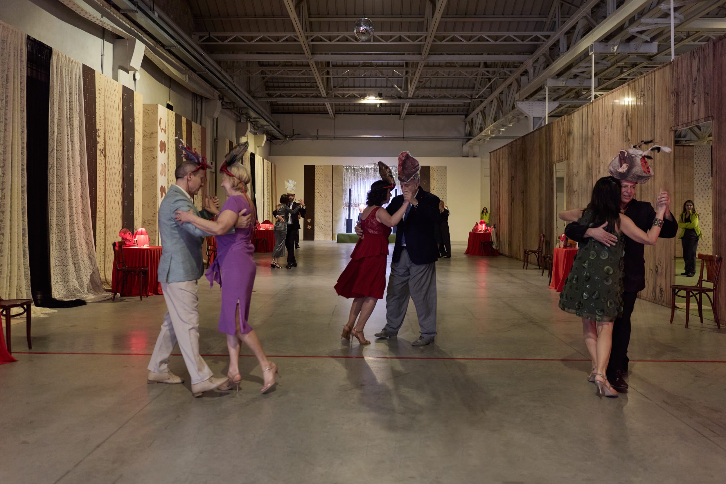 Benni Bosetto Tango (II version), 2026 Performance and installation view, Pirelli HangarBicocca, Milan, 2026 Produced by Pirelli HangarBicocca Courtesy the artist and Pirelli HangarBicocca, Milan Photo Agostino Osio