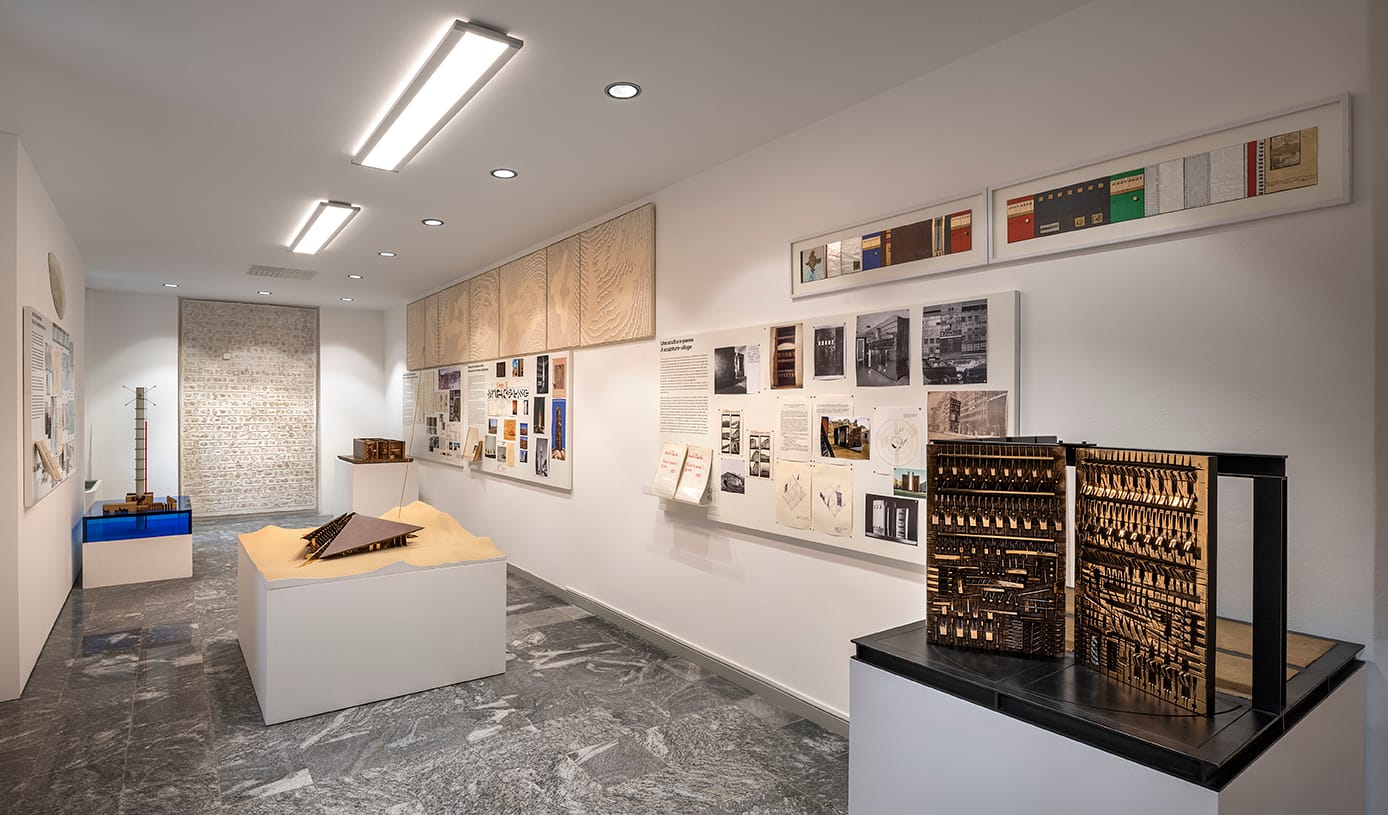 Room 2 Exhibition Open Studio #4 | Arnaldo Pomodoro. Luoghi, memorie e visioni, ph Carlos Tettamanzi