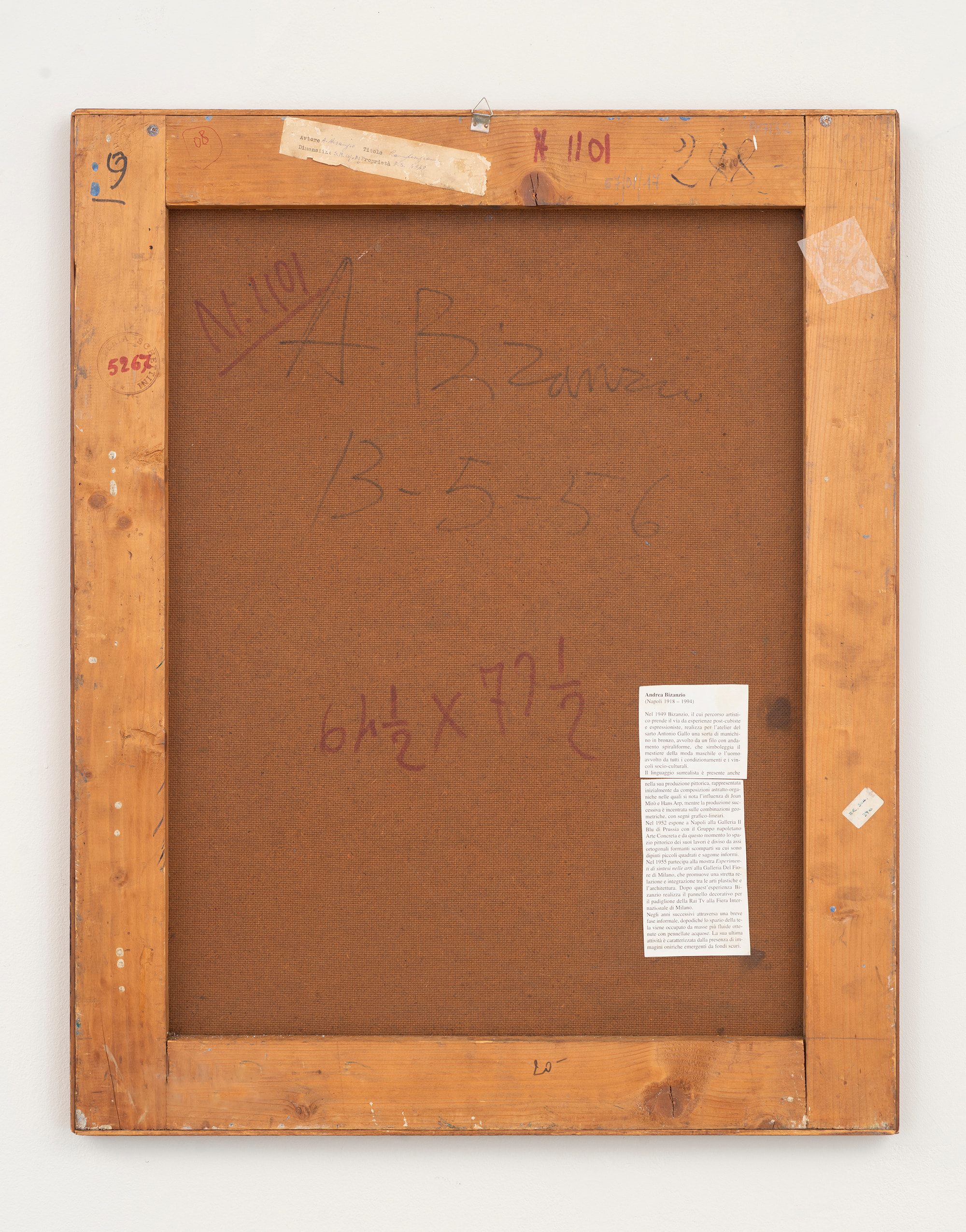 Andrea Bisanzio, ‘Composizione’, 1956
