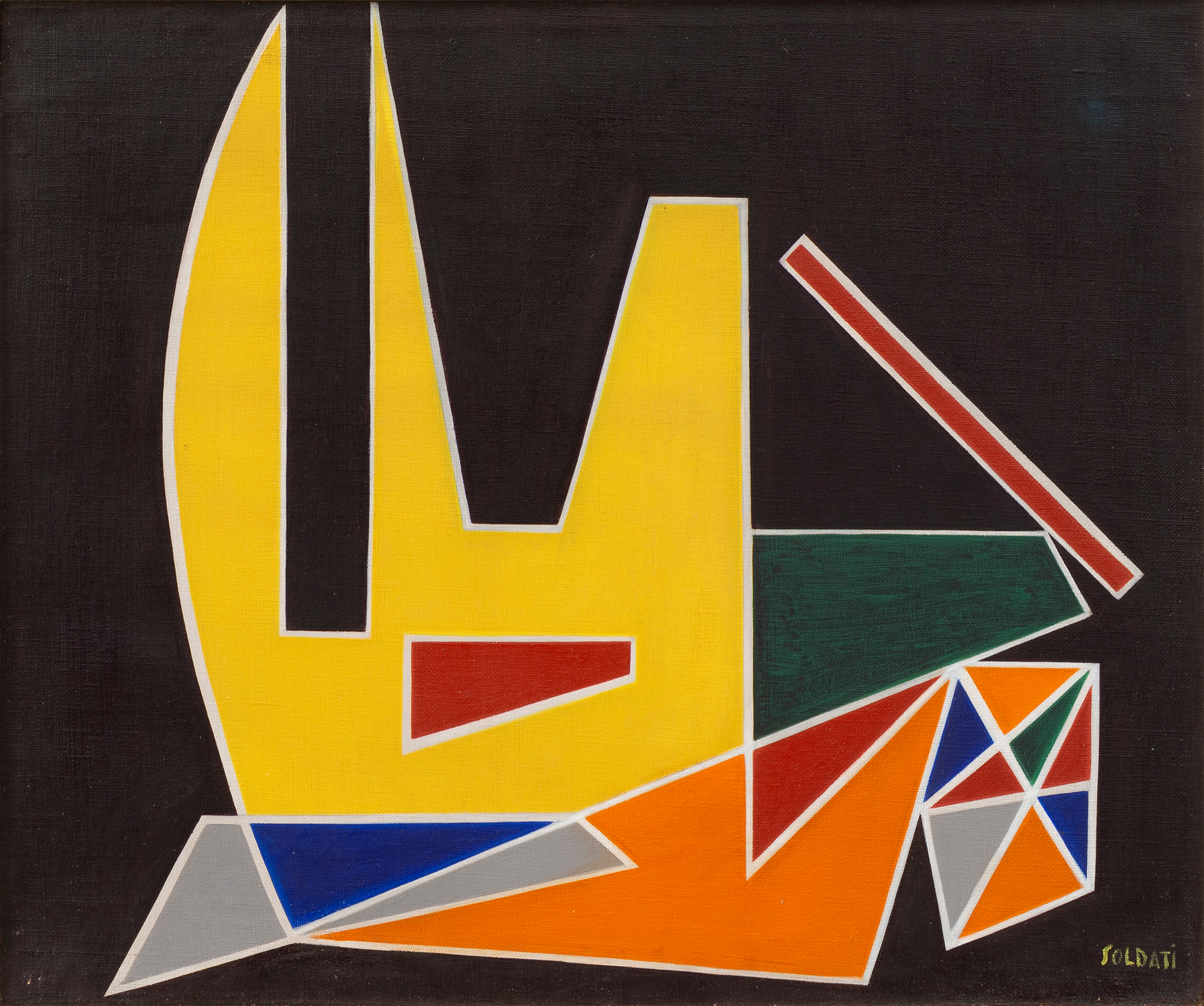 Atanasio Soldati, ‘Composizione’, 1952