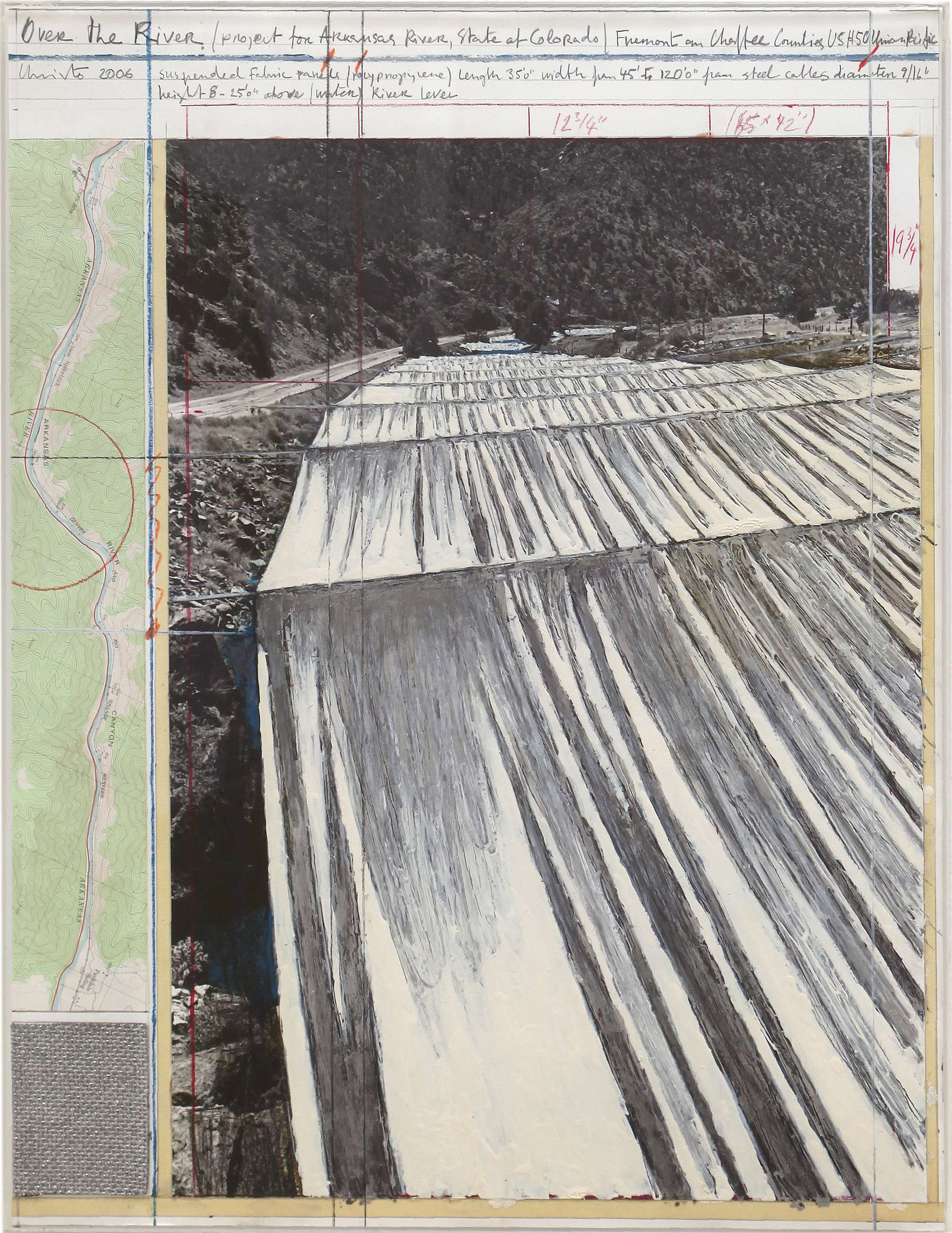 Christo Vladimirov  Javacheff, Christo, ‘Over the River, Project
for the Arkansas River,
State of Colorado’, 2006