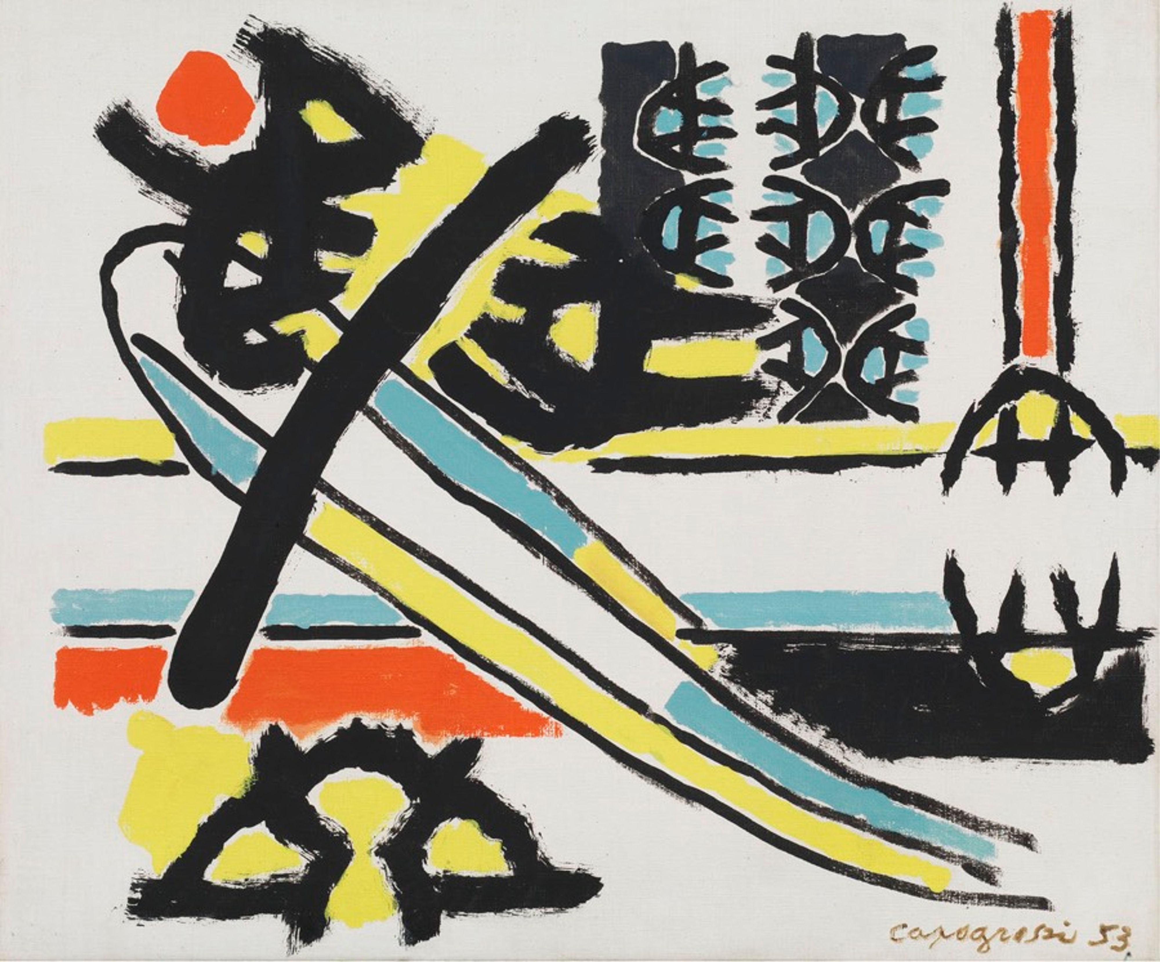 Giuseppe Capogrossi, ‘Superficie 29’, 1953