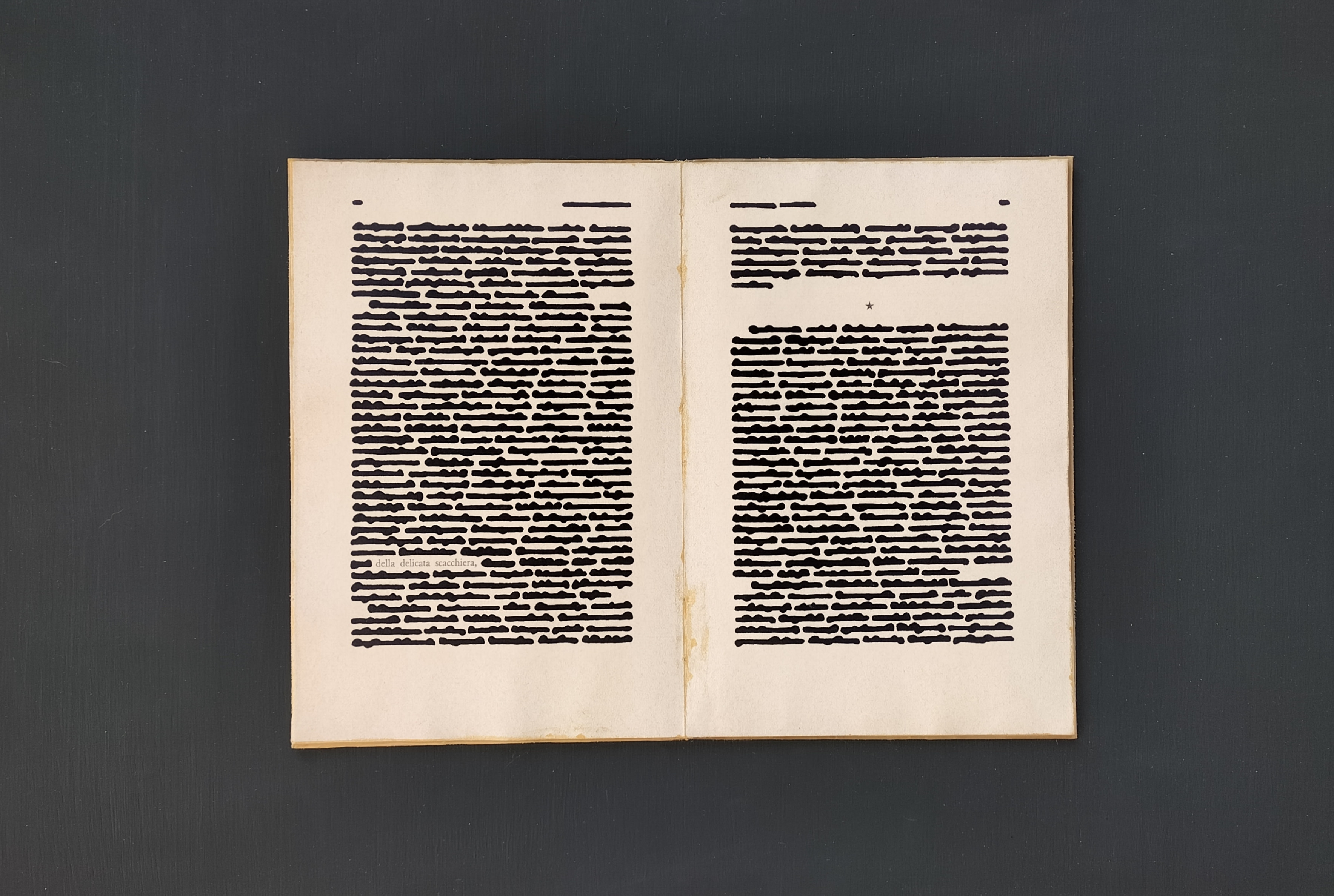 Emilio Isgrò, ‘Della delicata scacchiera’, 1972