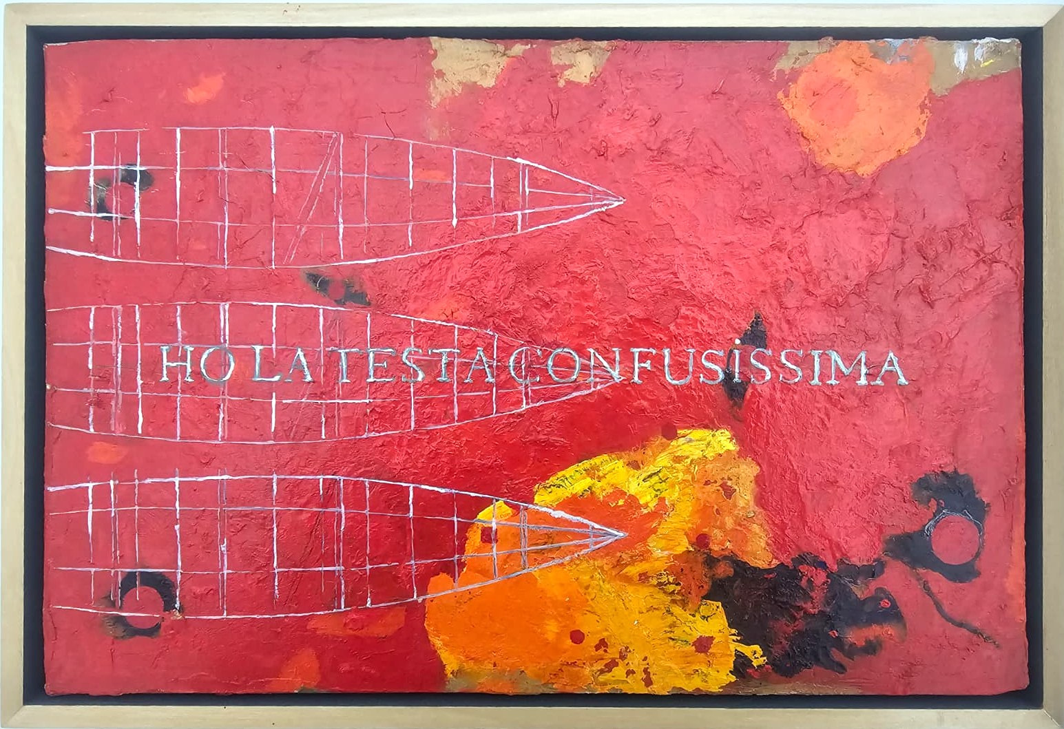 Giuseppe  Gallo, ‘Ho la testa confusissima’, 2024 su opera del 1991