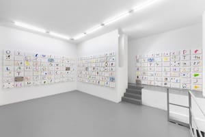 Corrado Levi, Lettere agli amici, 2025, installation view @RIBOT, Ph. Mattia Mognetti