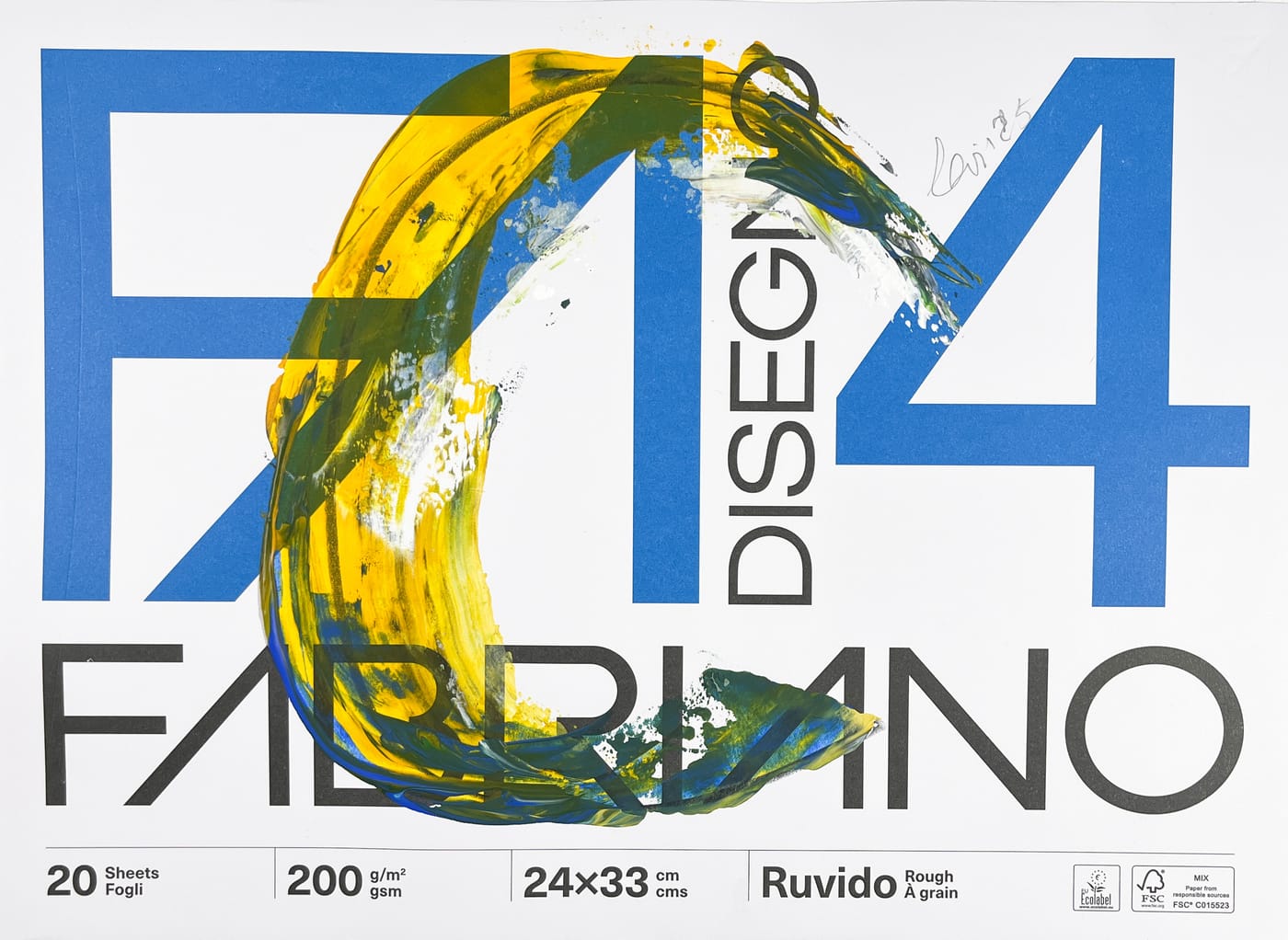 Corrado Levi – lettera C, serie "Almeno l'inizio" – tecnica mista su carta