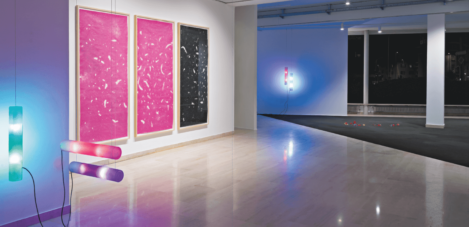 Alessandro Piangiamore, La polvere ci mostra che la luce esiste, exhibition view, Repetto Gallery