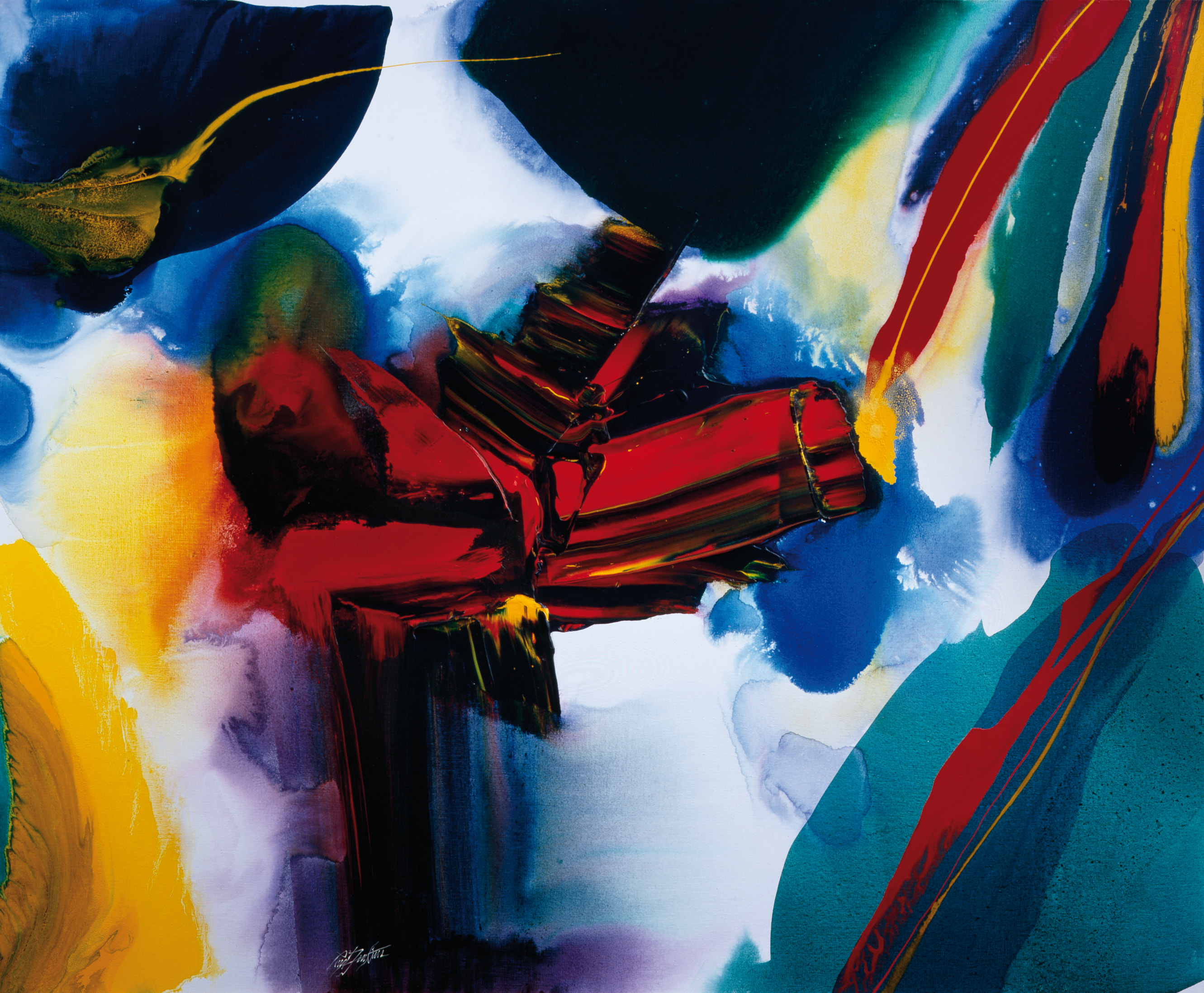 Paul Jenkins, ‘Phenomena Beckoning To Tides’, 1999