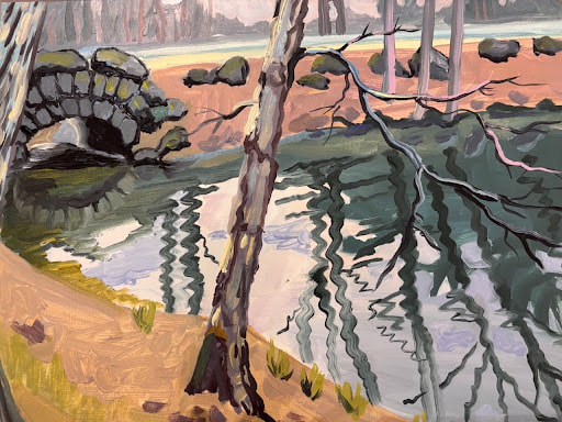 Melissa Brown, ‘Lake Christine morning yadd’, 2026