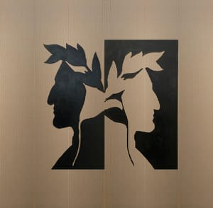 Gianfranco Gentile – Bianco e Nero / Pieno e Vuoto – Bituminous black paint on corrugated cardboard