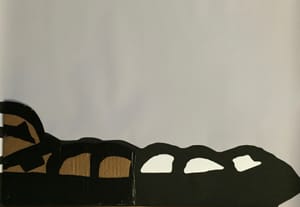 Gianfranco Gentile – Reperto da Octopus Domesticus – Mixed media and corrugated cardboard
