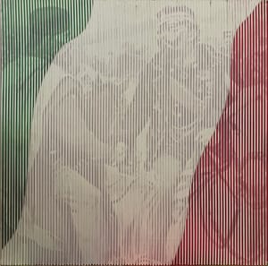 Piero Mafessoli, Malipiero – Osmosi - Incontro di Teano, Tricolore – Collage on board