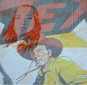 Piero Mafessoli, Malipiero – Osmosi - Tex Viller - Indiana – Collage on board