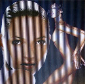 Piero Mafessoli, Malipiero – Parabola - K. Moss - N. Campbell – Collage on board