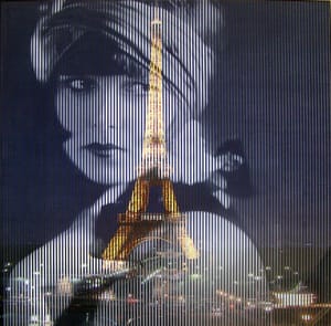 Piero Mafessoli, Malipiero – Osmosi - L. Brooks - Torre Eiffel – Collage on board