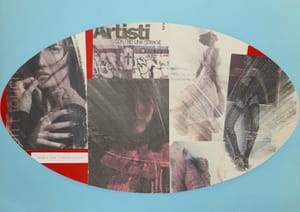 Piero Mafessoli, Malipiero – Artisti contro una strage – Collage on board