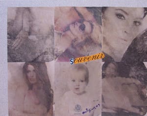 Piero Mafessoli, Malipiero – Souvenir – Collage on board