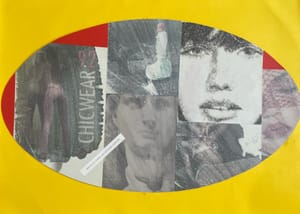 Piero Mafessoli, Malipiero – Chicwear – Collage on paper