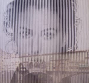 Piero Mafessoli, Malipiero – Fusione di due immagini in una sola opera - M. Bellucci - Ponte Vecchio – Collage on board