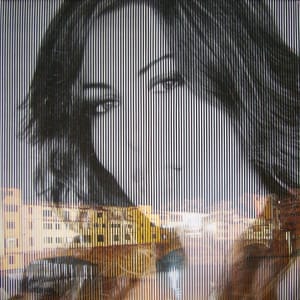 Piero Mafessoli, Malipiero – Parabola - S. Ferilli - Ponte Vecchio – Collage on board