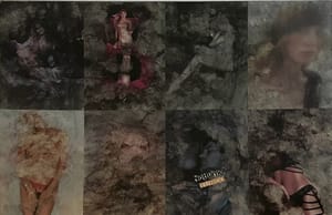 Piero Mafessoli, Malipiero – Notturno turco – Collage on cardboard