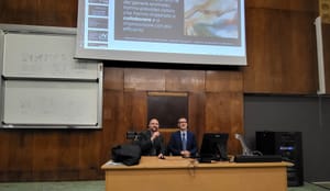 From the left: Professor Giancarlo Lacchin, Paolo Mozzo