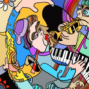 Massimo Donà – Fantasia Musicale – Fine-art print on Dibond