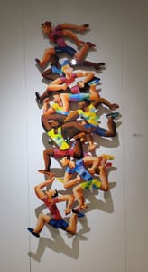 (fig. 2) David Gerstein, Photo Finish, 3 layers, 2004.