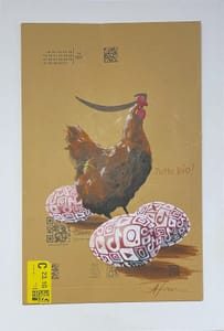 Francis Nathan Abiamba, Afran – Study of "Futura" (2) – Ink on paper