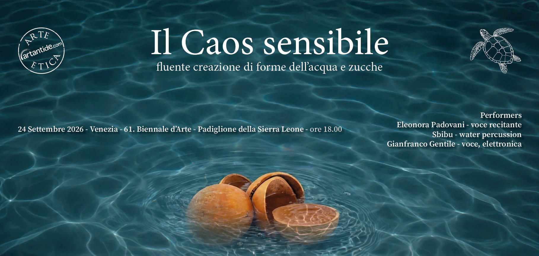 Il Caos sensibile – Performace di Gianfranco Gentile alla 61. Biennale d'Arte di Venezia