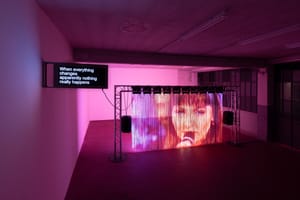 Riccardo Benassi, Installation view of "Morestalgia", curated by Alberto Salvadori, 2023, Courtesy Fondazione ICA Milano, ZERO... and the artist. Picture © Andrea Rossetti