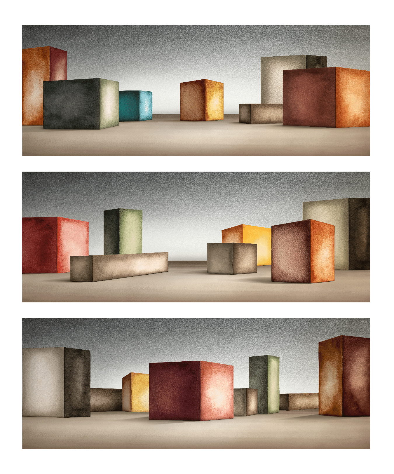 Marco Palmieri, ‘Trittico Paradigmi I, II, III’, 2026