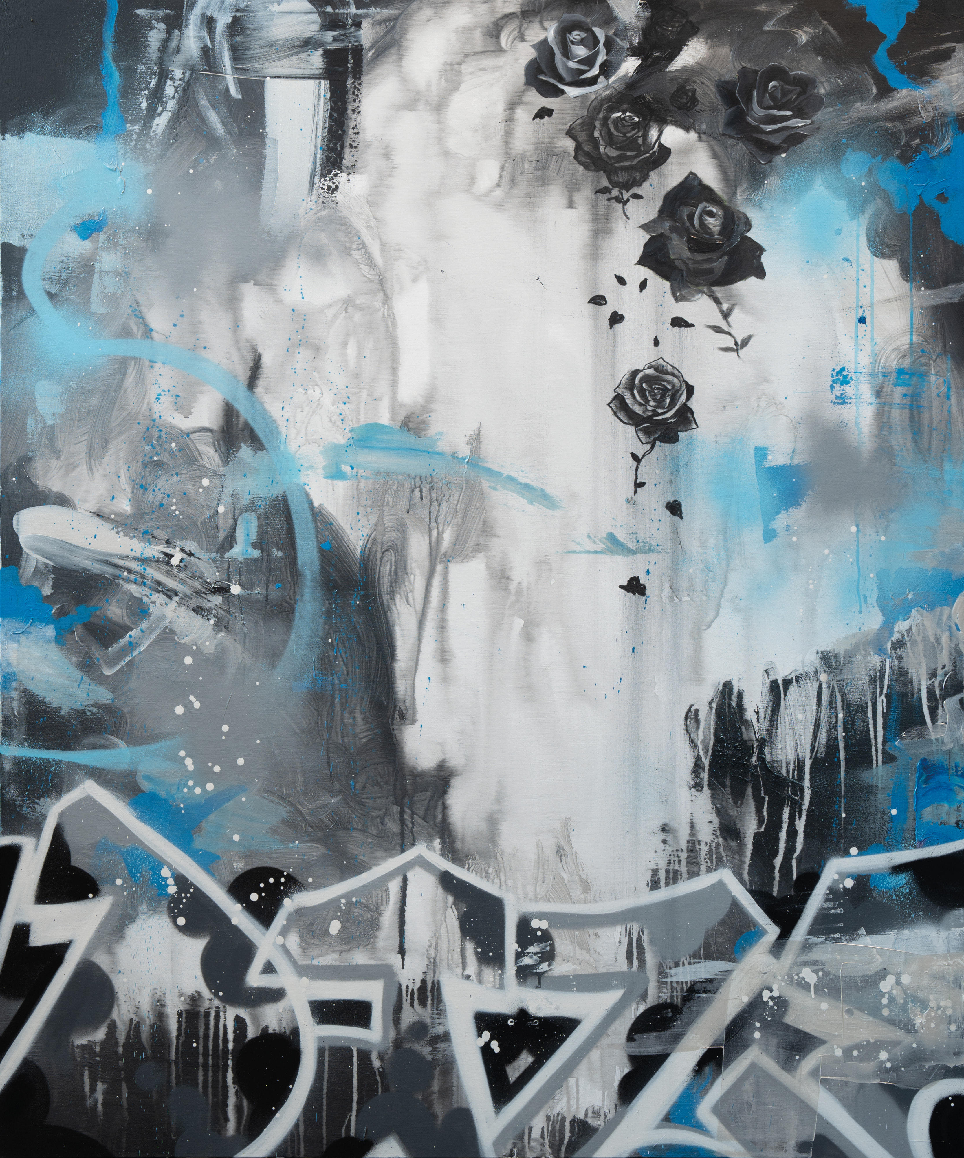 Chris Ellis, Daze, ‘Rain of black roses’, 2023