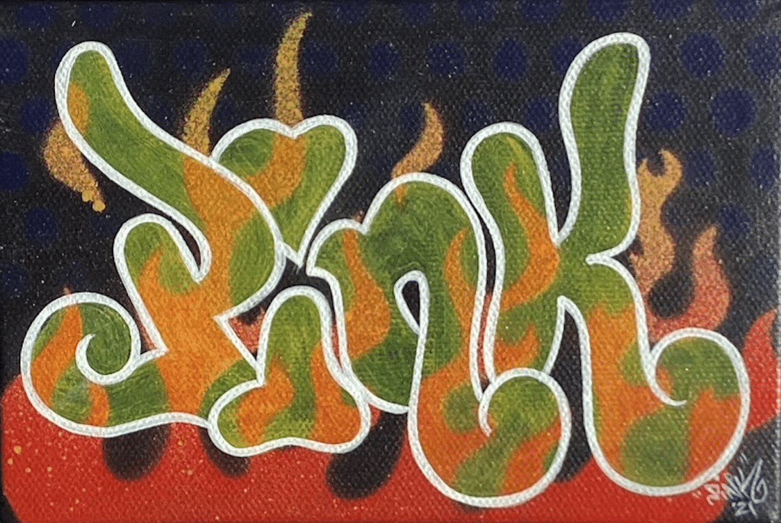 Sandra Fabara, Lady Pink, ‘Burning Pink’, 2021