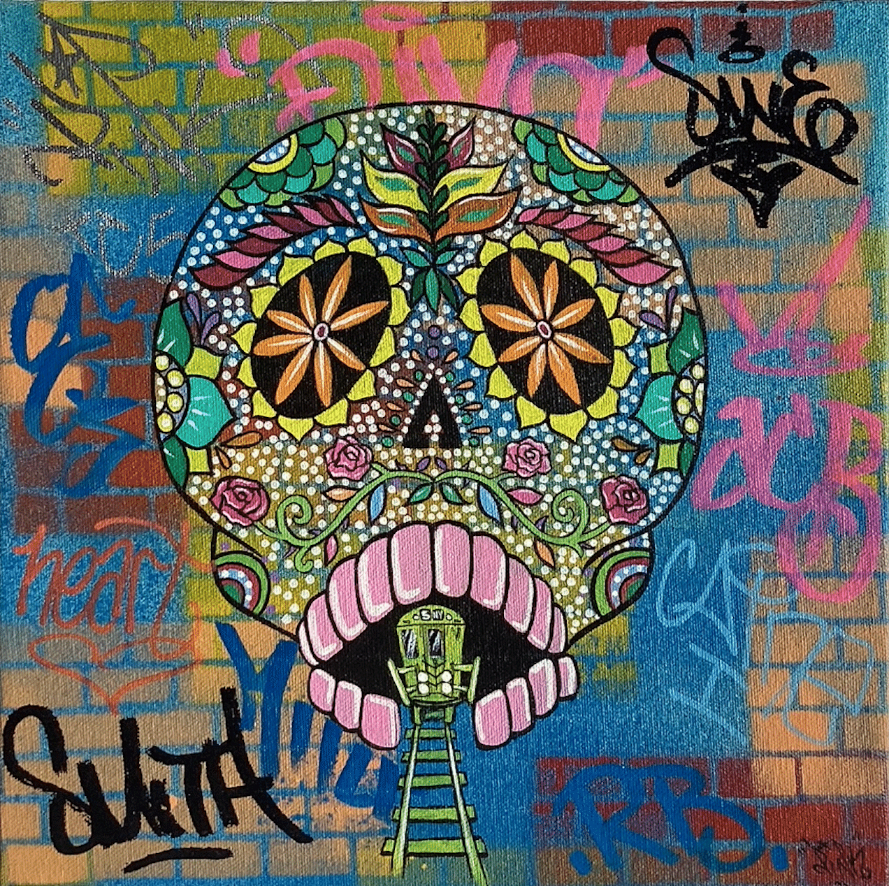 Sandra Fabara, Lady Pink, ‘Tunel de la muerte’, 2021