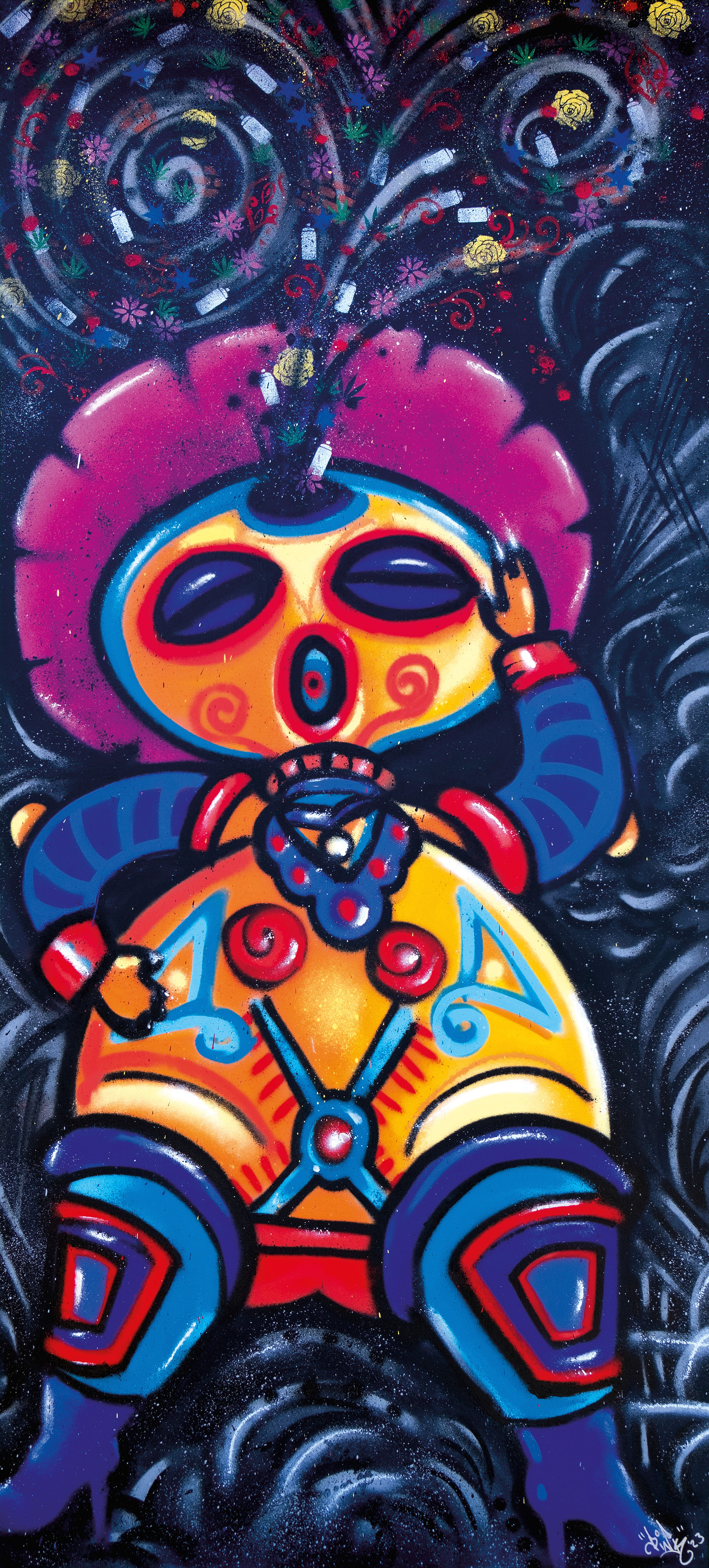 Sandra Fabara, Lady Pink, ‘Dreamer’, 2023