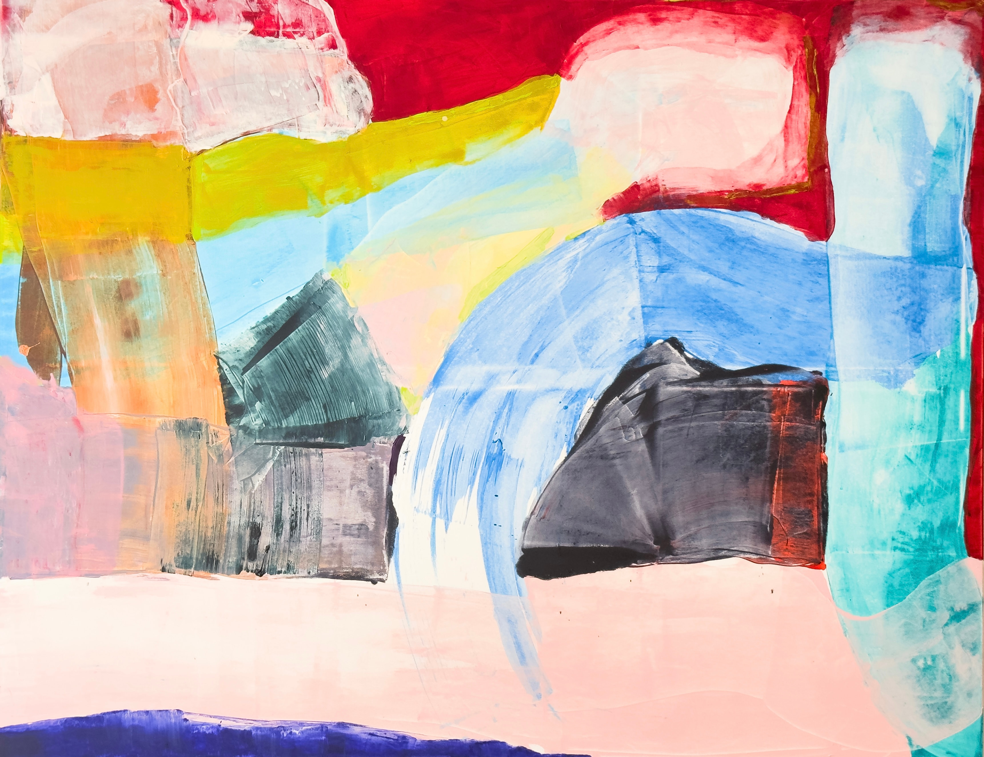 Nina Akhobadze, ‘Look at the horizon, the blue hugging the blue’, 2026