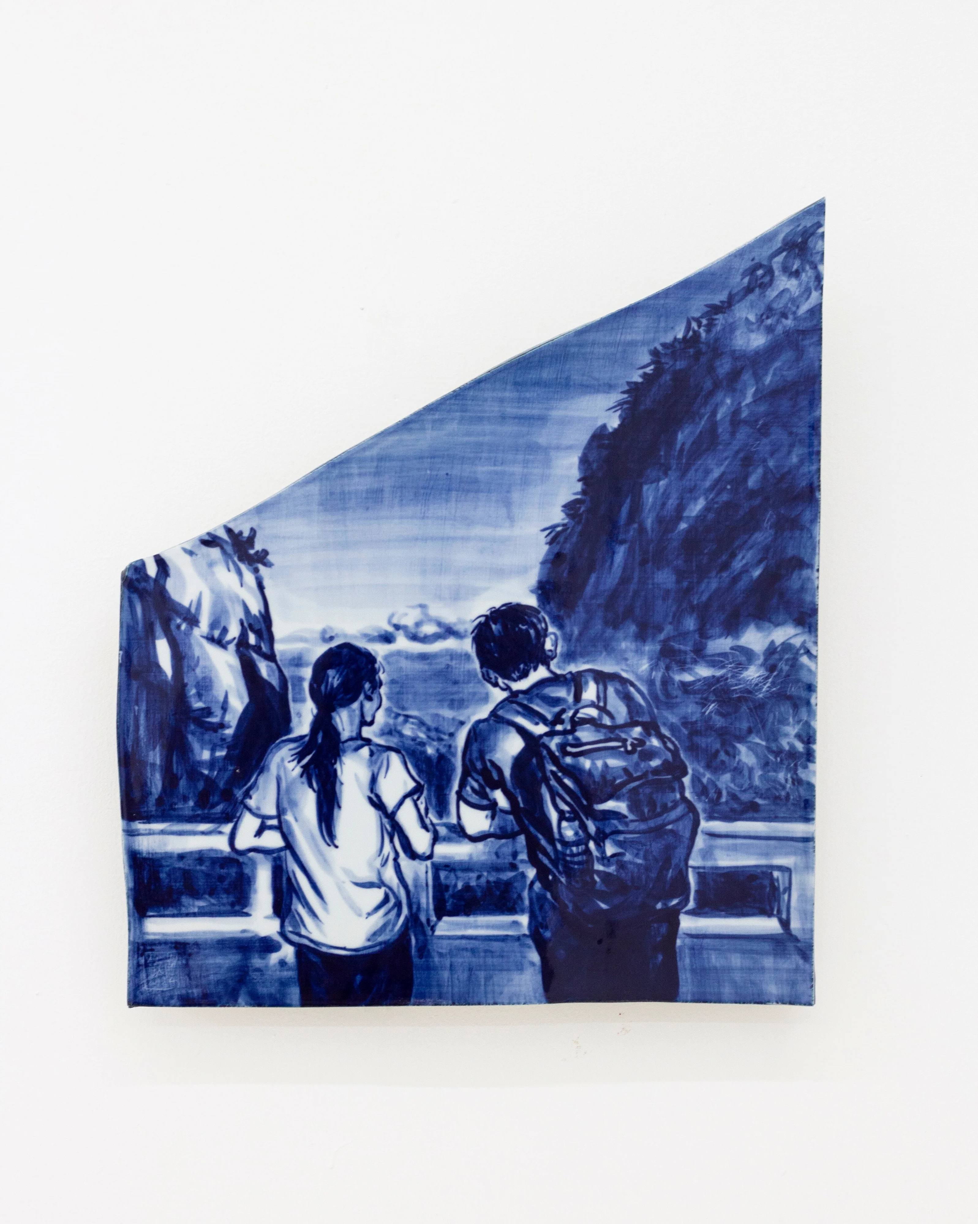 Min Huang, 黄敏, ‘Porcelain plate figure fragment’, 2024