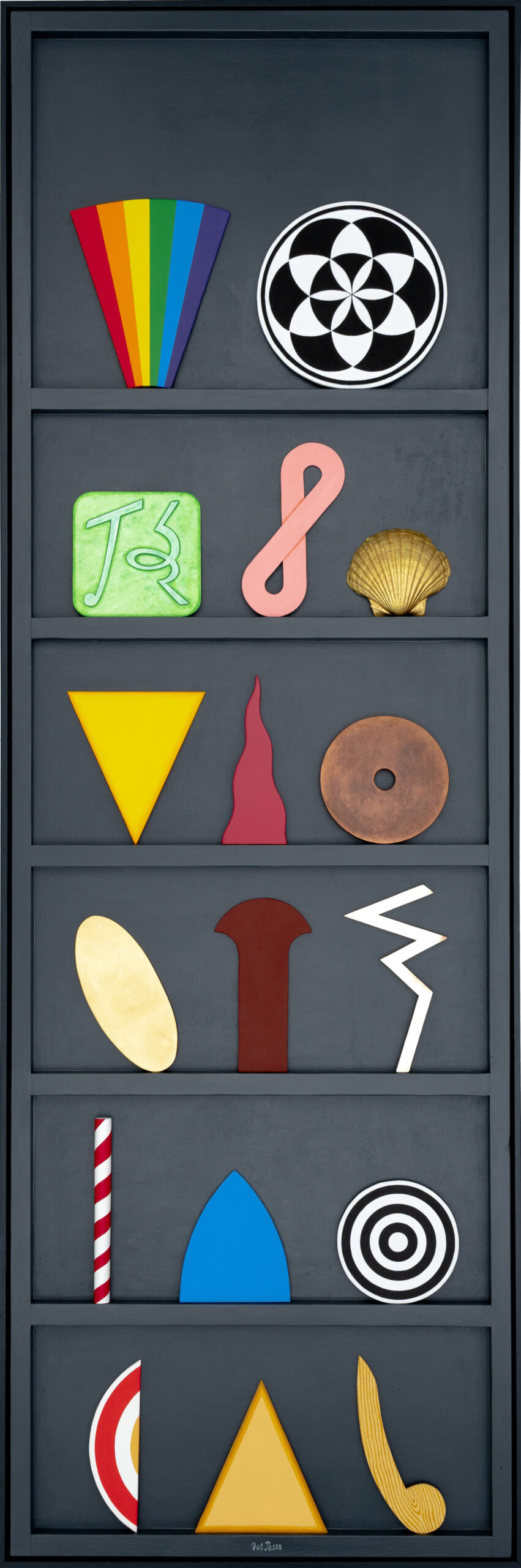Lucio Del Pezzo, ‘Casellario con conchiglia’, 2007-12
